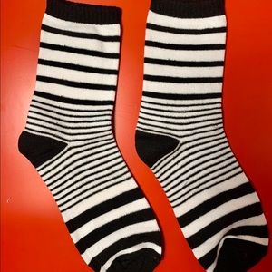 Black & White striped socks